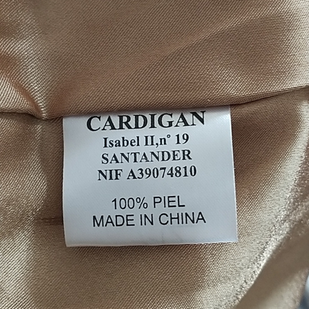 CARDIGAN Suede (Piel) Zippered Jacket 60 EU - Picture 9 of 11